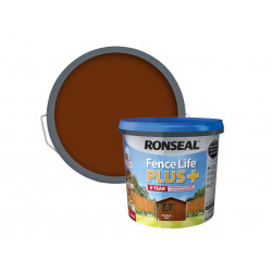 Ronseal 37622 Fence Life Plus+ Medium Oak 5 litre