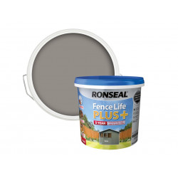 Ronseal 37629 Fence Life Plus+ Slate 5 litre