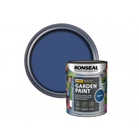 Ronseal 37400 Garden Paint Bluebell 750ml
