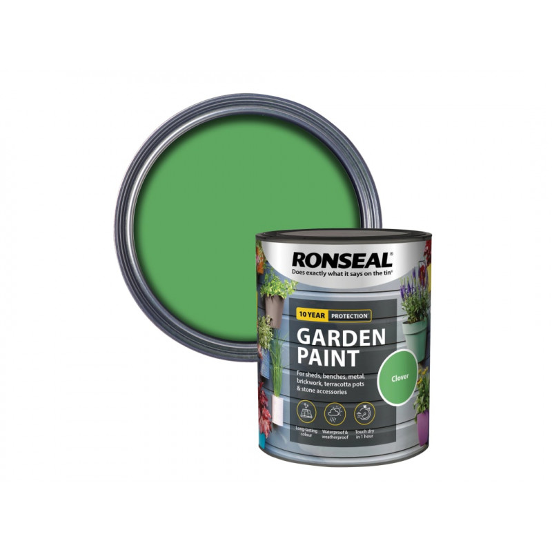 Ronseal 37605 Garden Paint Clover 750ml Ronseal 37605 Garden Paint Clover 750ml