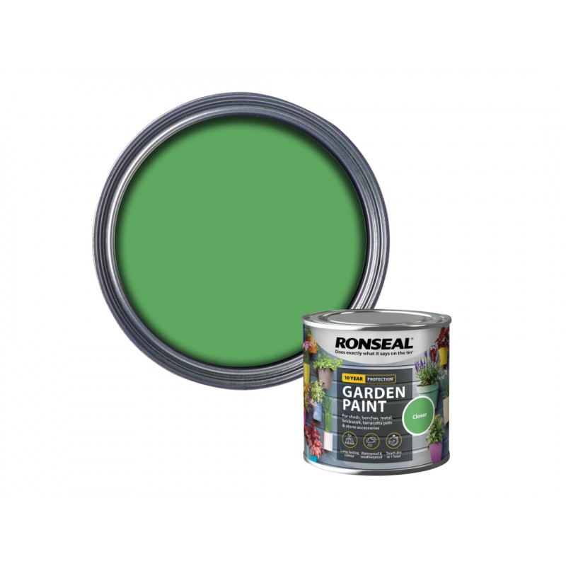 Ronseal 37598 Garden Paint Clover 250ml Ronseal 37598 Garden Paint Clover 250ml