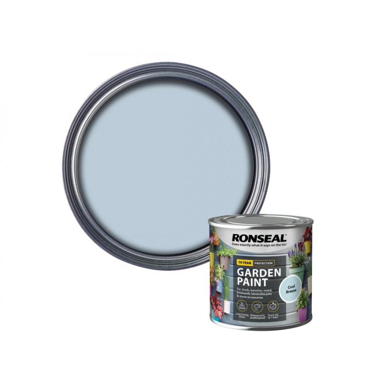 Ronseal 37374 Garden Paint Cool Breeze 250ml Ronseal 37374 Garden Paint Cool Breeze 250ml