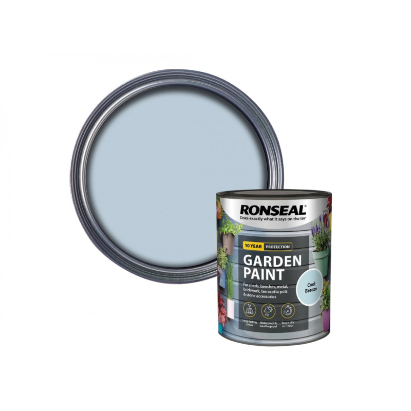 Ronseal 37398 Garden Paint Cool Breeze 750ml Ronseal 37398 Garden Paint Cool Breeze 750ml