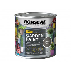 Ronseal 38262 Garden Paint Charcoal Grey 250ml