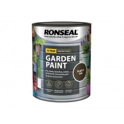Ronseal 37405 Garden Paint English Oak 750ml