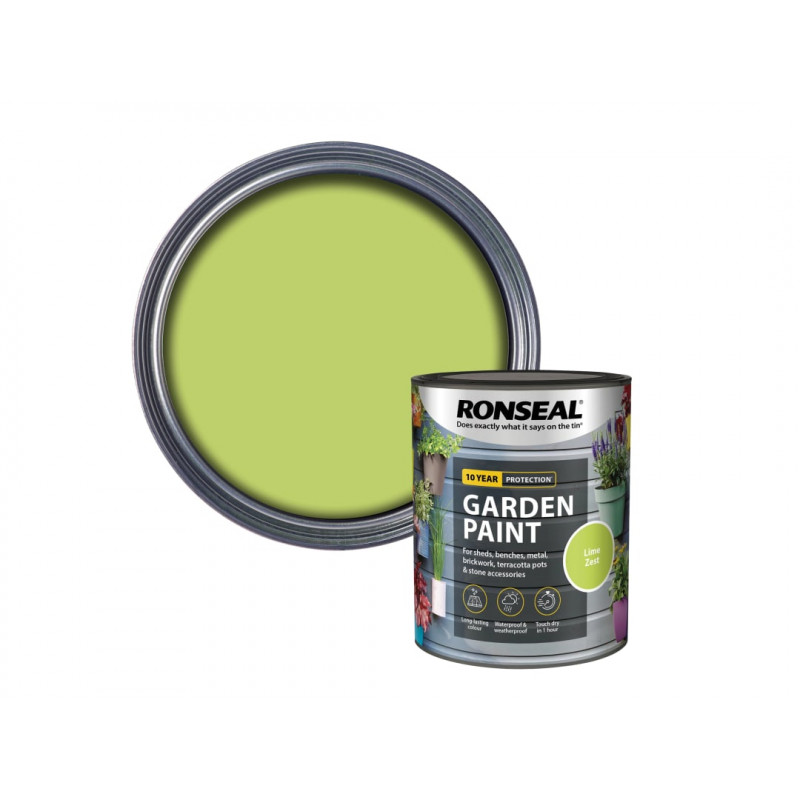 Ronseal 37412 Garden Paint Lime Zest 750ml Ronseal 37412 Garden Paint Lime Zest 750ml