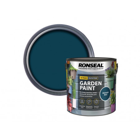 Ronseal 37434 Garden Paint Midnight Blue 2.5 litre
