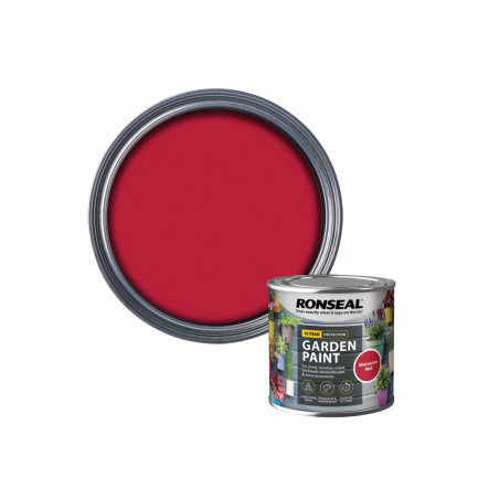 Ronseal 38268 Garden Paint Moroccan Red 250ml
