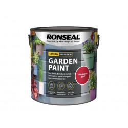 Ronseal 39445 Garden Paint Moroccan Red 2.5 litre