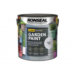 Ronseal 39444 Garden Paint Pewter Grey 2.5 litre