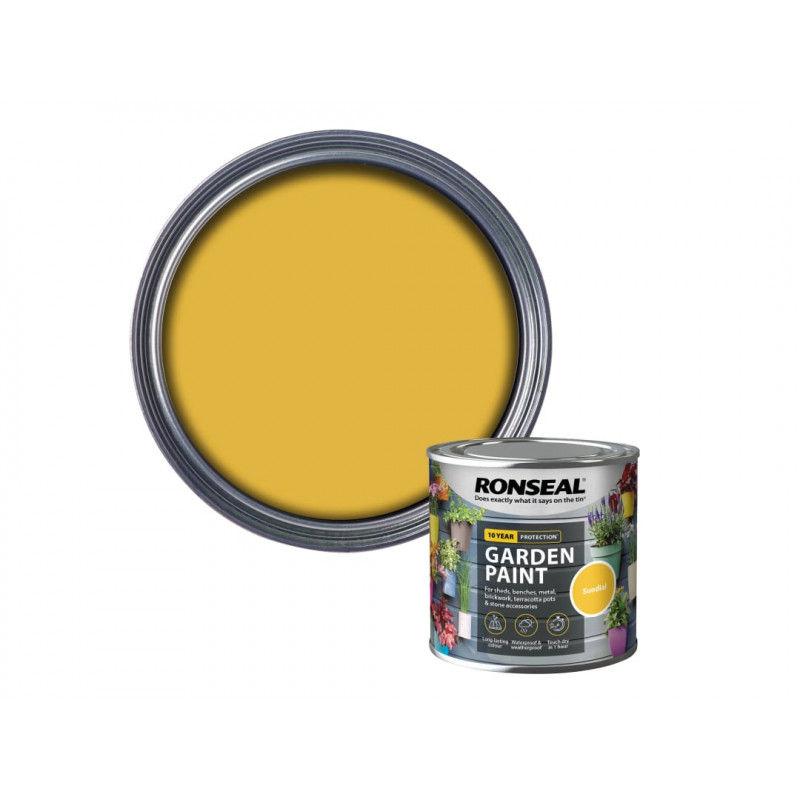 Ronseal 37390 Garden Paint Sundial 250ml Ronseal 37390 Garden Paint Sundial 250ml