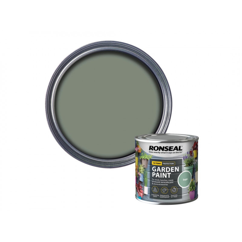 Ronseal 37371 Garden Paint Sage 250ml