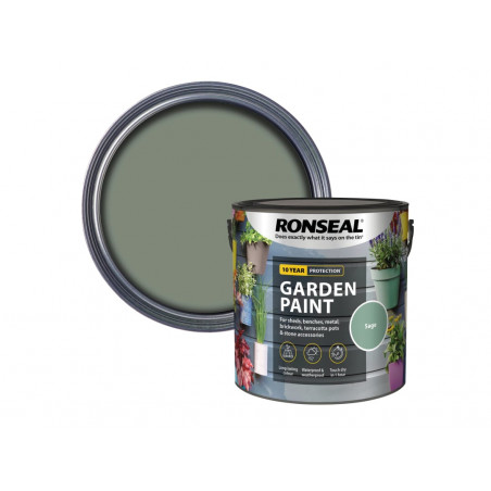 Ronseal 37419 Garden Paint Sage 2.5 litre