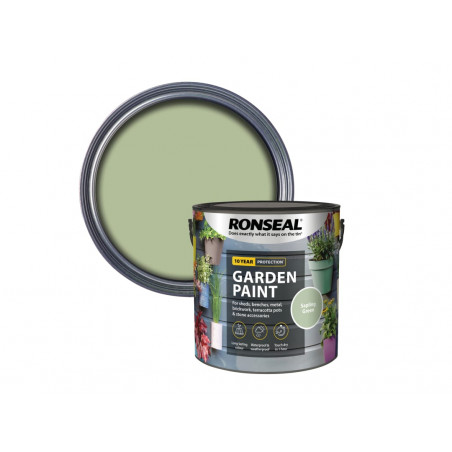 Ronseal 37418 Garden Paint Sapling Green 2.5 litre