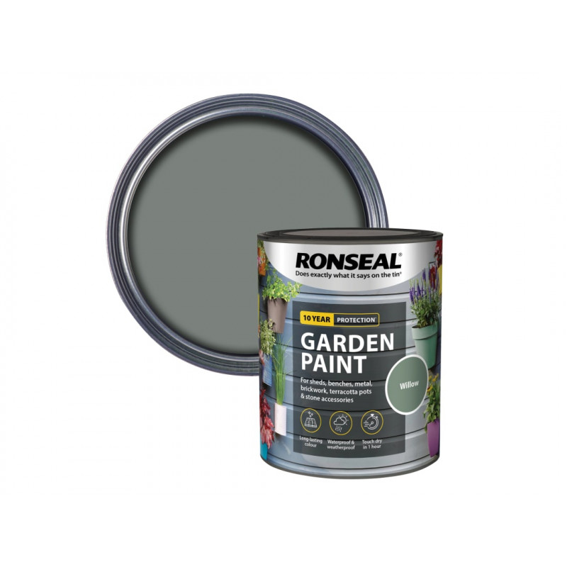 Ronseal 37396 Garden Paint Willow 750ml Ronseal 37396 Garden Paint Willow 750ml