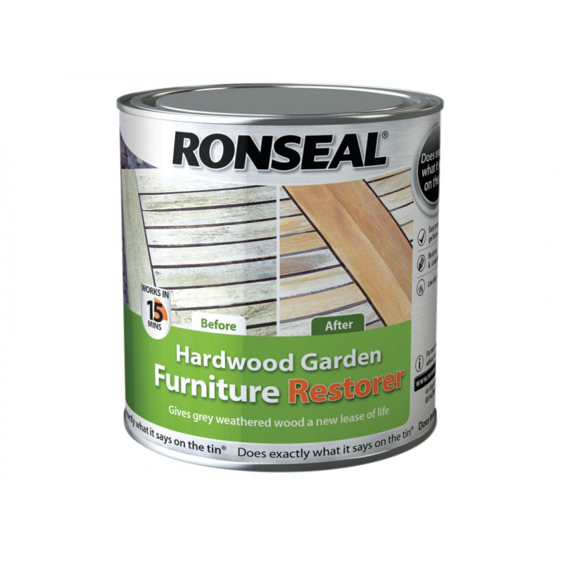 Ronseal 37359 Hardwood Garden Furniture Restorer 1 litre Ronseal 37359 Hardwood Garden Furniture Restorer 1 litre