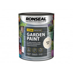 Ronseal 37402 Garden Paint White Ash 750ml