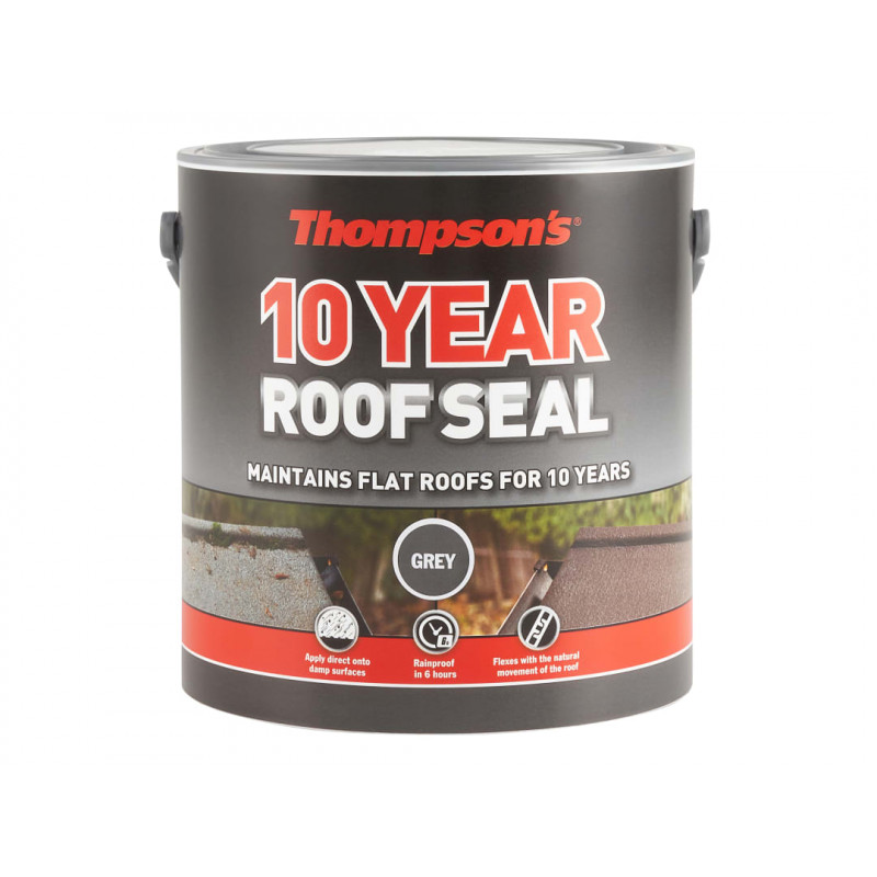 Ronseal 30145 Thompson's 10 Year Roof Seal Grey 2.5 litre Ronseal 30145 Thompson's 10 Year Roof Seal Grey 2.5 litre