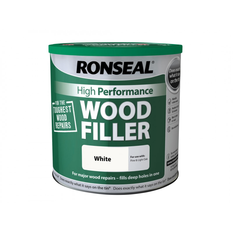 Ronseal 38239 High-Performance Wood Filler White 3.7kg Ronseal 38239 High-Performance Wood Filler White 3.7kg