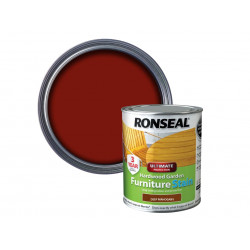 Ronseal 36432 Ultimate Protection Hardwood Garden Furniture Stain Deep Mahogany 750ml