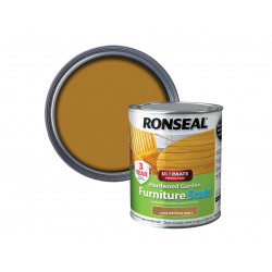 Ronseal 36429 Ultimate Protection Hardwood Garden Furniture Stain Natural Matt 750ml