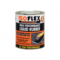 Ronseal 34892 Isoflex Liquid Rubber Black 4.25 litre