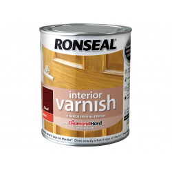 Ronseal 36851 Interior Varnish Quick Dry Gloss Teak 750ml