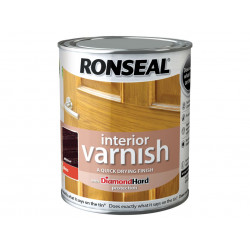 Ronseal 36853 Interior Varnish Quick Dry Gloss Walnut 750ml