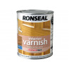 Ronseal 36835 Interior Varnish Quick Dry Satin French Oak 750ml