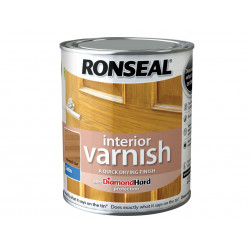Ronseal 36823 Interior Varnish Quick Dry Satin French Oak 250ml