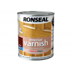 Ronseal 36827 Interior Varnish Quick Dry Satin Teak 250ml