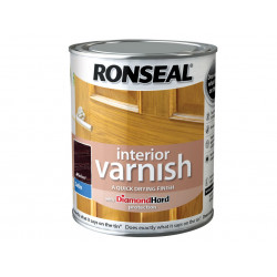 Ronseal 36841 Interior Varnish Quick Dry Satin Walnut 750ml