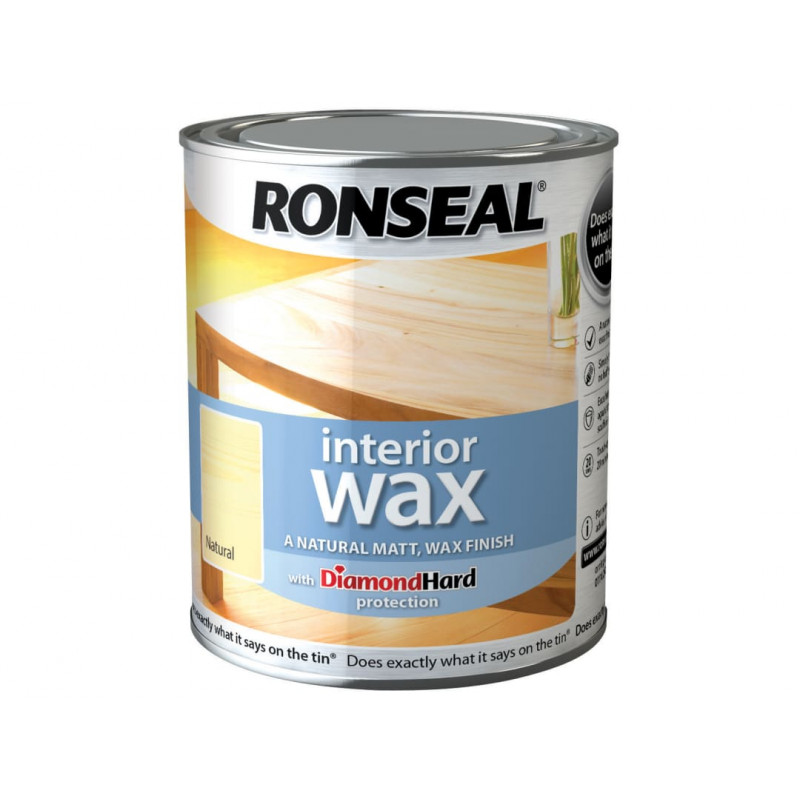 Ronseal 36879 Interior Wax Natural 750ml Ronseal 36879 Interior Wax Natural 750ml