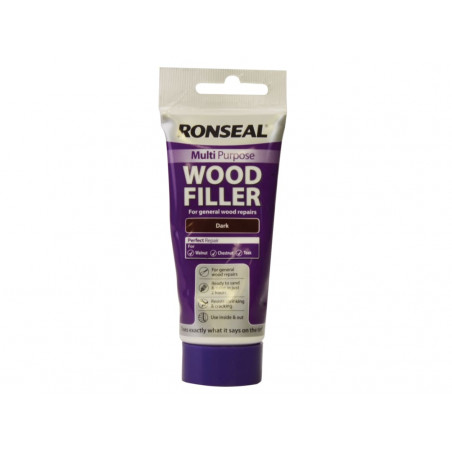 Ronseal 33638 Multipurpose Wood Filler Tube Dark 100g