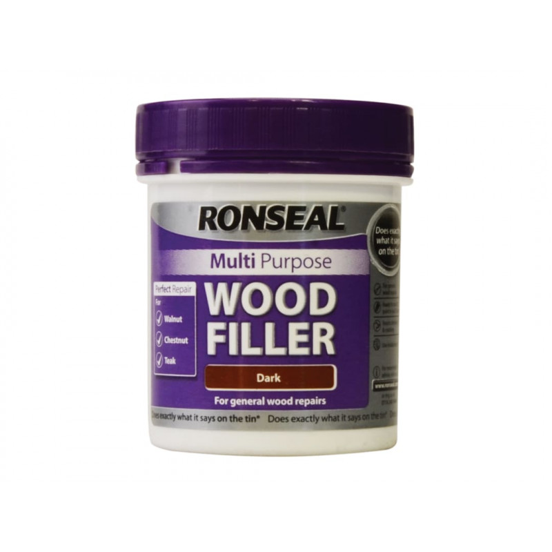 Ronseal 34738 Multipurpose Wood Filler Tub Dark 250g Ronseal 34738 Multipurpose Wood Filler Tub Dark 250g