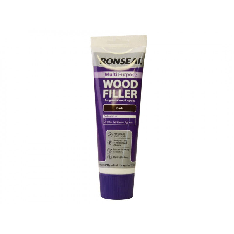 Ronseal 34743 Multipurpose Wood Filler Tube Dark 325g Ronseal 34743 Multipurpose Wood Filler Tube Dark 325g