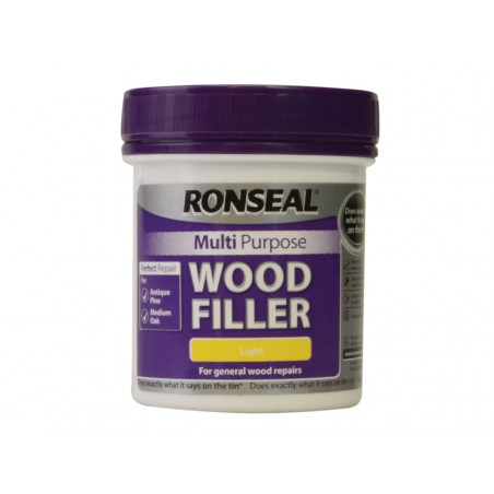 Ronseal 34736 Multipurpose Wood Filler Tub Light 250g