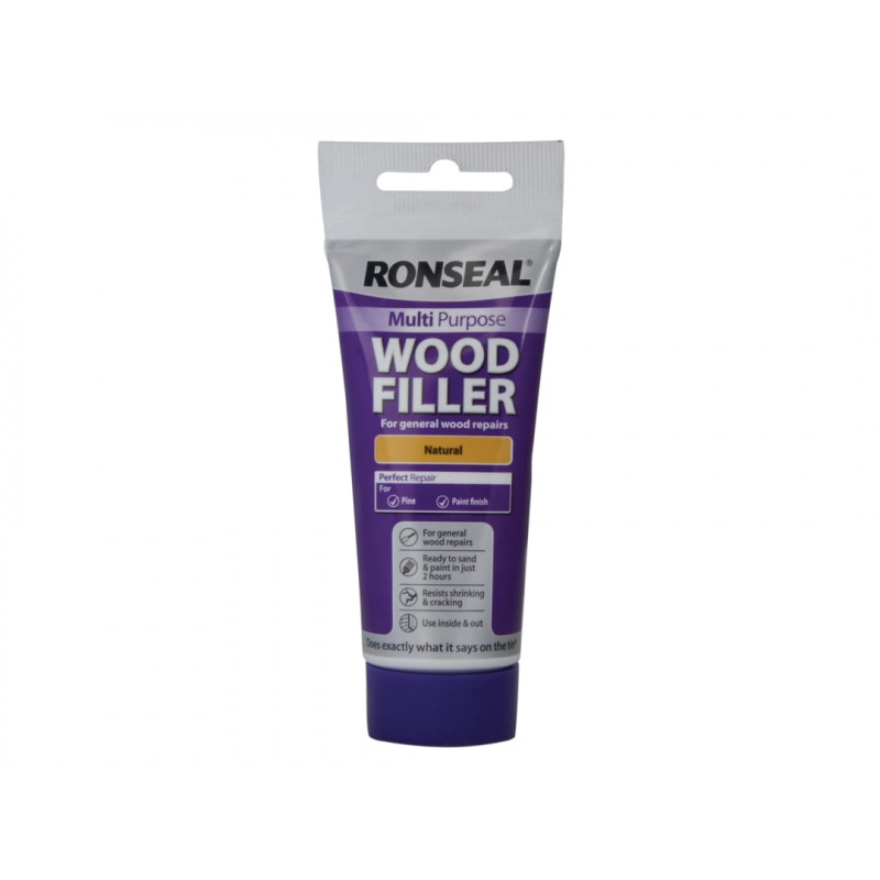 Ronseal 33635 Multipurpose Wood Filler Tube Natural 100g Ronseal 33635 Multipurpose Wood Filler Tube Natural 100g