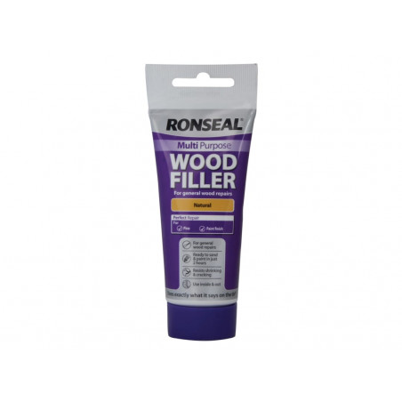 Ronseal 33635 Multipurpose Wood Filler Tube Natural 100g