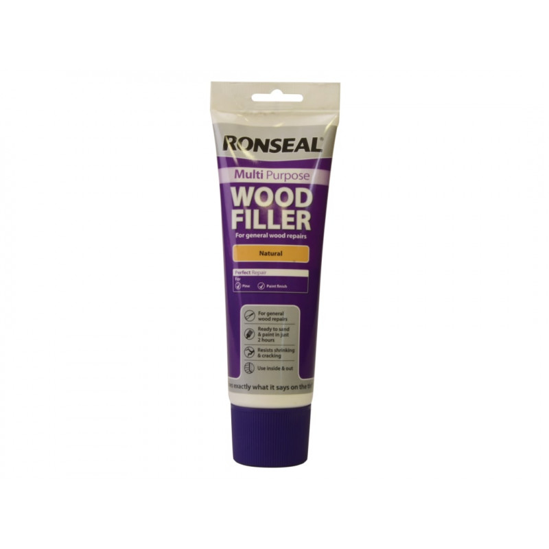 Ronseal 34740 Multipurpose Wood Filler Tube Natural 325g Ronseal 34740 Multipurpose Wood Filler Tube Natural 325g