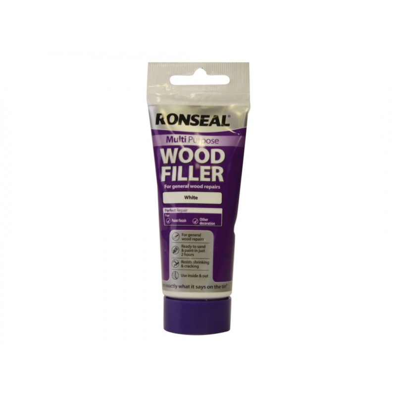 Ronseal 33639 Multipurpose Wood Filler Tube White 100g Ronseal 33639 Multipurpose Wood Filler Tube White 100g