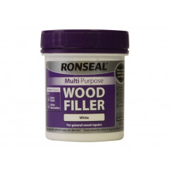 Ronseal 34739 Multipurpose Wood Filler Tub White 250g