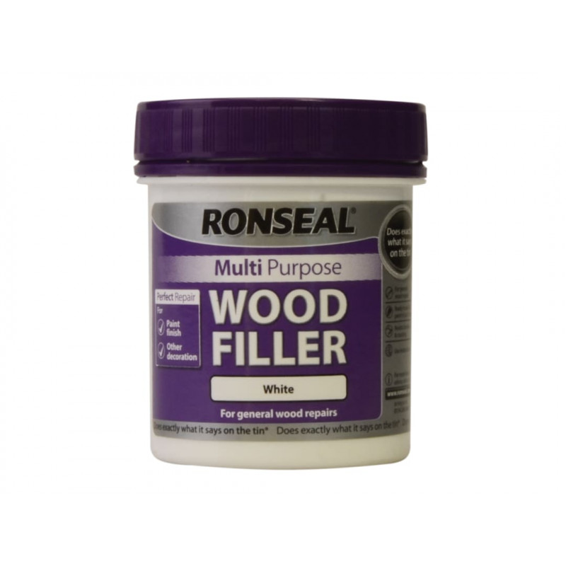 Ronseal 34739 Multipurpose Wood Filler Tub White 250g Ronseal 34739 Multipurpose Wood Filler Tub White 250g