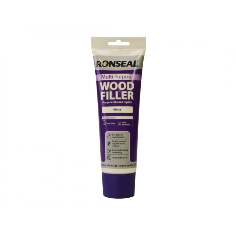 Ronseal 34744 Multipurpose Wood Filler Tube White 325g Ronseal 34744 Multipurpose Wood Filler Tube White 325g