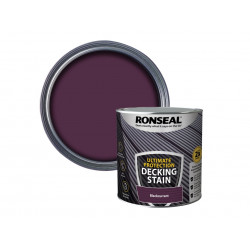 Ronseal 39219 Ultimate Protection Decking Stain Blackcurrant 2.5 litre