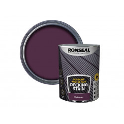 Ronseal 39220 Ultimate Protection Decking Stain Blackcurrant 5 litre