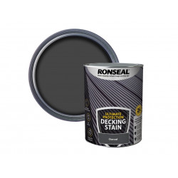 Ronseal 39109 Ultimate Protection Decking Stain Charcoal 5 litre