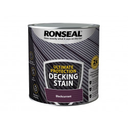 Ronseal 39219 Ultimate Protection Decking Stain Blackcurrant 2.5 litre