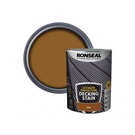 Ronseal 39107 Ultimate Protection Decking Stain Cedar 5 litre