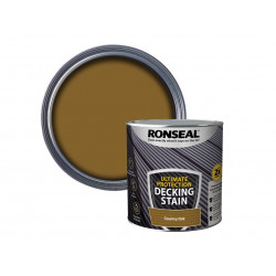 Ronseal 39110 Ultimate Protection Decking Stain Country Oak 2.5 litre